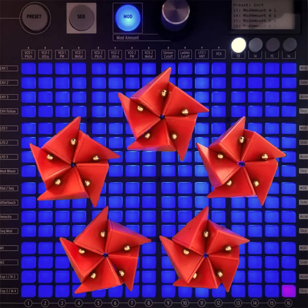 5-ception: Logo-Entwurf auf MatrixBrute